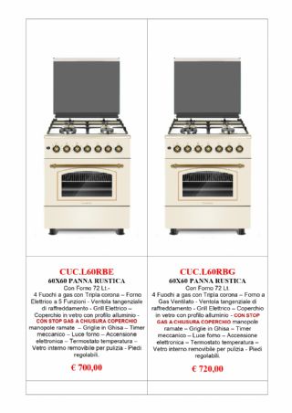 CUCINA LAREL L60RBE/L60RBG BEIGE